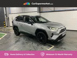 Silver Used 2021 Toyota RAV4 Hybrid SUV | £25,197 (A bit pricey)