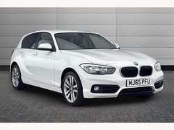 Mineral white Used 2015 BMW 120 Sport Line Hatchback | £8,245 (Fair price)