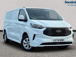 Frozen white (solid colour) Used 2024 Ford Transit Custom Limited Van | £27,500 (Fair price)