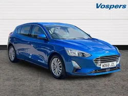 Blue Used 2018 Ford Focus Titanium Hatchback | £8,990 (Fair price)