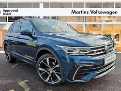 Blue Used 2021 VW Tiguan R-line SUV | £24,495 (Fair price)