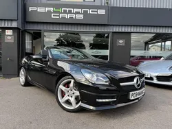 Black Used 2014 Mercedes SLK250 AMG Cabriolet | £10,990 (Fair price)