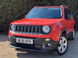 Orange Used 2016 Jeep Renegade Limited SUV | £5,985 (Fair price)