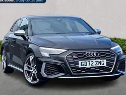 Black Used 2022 Audi S3 Comfort Hatchback | £31,422 (Fair price)