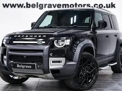 Santorini black metallic Used 2023 Land Rover Defender S SUV | £58,480 (Fair price)