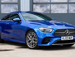 Blue Used 2023 Mercedes E300 AMG Line Premium Coupe | £33,990 (Super price)