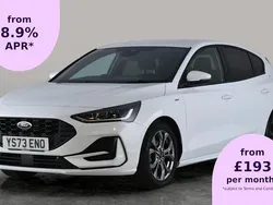 White Used 2023 Ford Focus ST-Line Hatchback | £14,720 (Fair price)