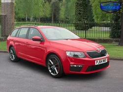 Red Used 2014 Skoda Octavia vRS Estate | £5,750 (A bit pricey)
