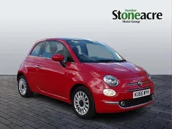 Red Used 2016 Fiat 500 Lounge Hatchback | £5,995 (A bit pricey)