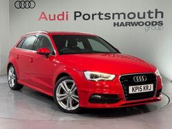 Red Used 2015 Audi A3 Sportback S-Line Hatchback | £15,990 (A bit pricey)