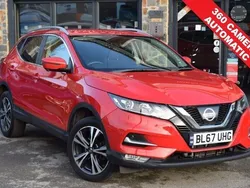 Red Used 2018 Nissan Qashqai N-Connecta SUV | £12,300 (Good price)
