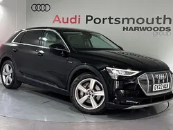 Black Used 2022 Audi e-tron Advanced SUV | £19,790 (Fair price)