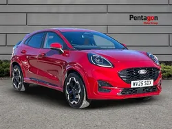 Red Used 2025 Ford Puma Gen-E ST-Line X SUV | £22,995 (Expensive)