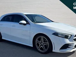 White Used 2021 Mercedes A180 AMG line Hatchback | £15,595 (Good price)