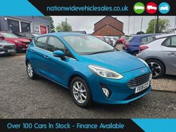 Blue Used 2018 Ford Fiesta Zetec Hatchback | £7,995 (Fair price)