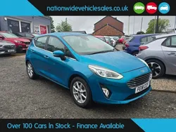 Blue Used 2018 Ford Fiesta Zetec Hatchback | £7,995 (Fair price)