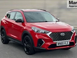 Red Used 2019 Hyundai Tucson N Line SUV | £17,062 (Fair price)