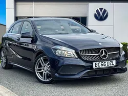 Blue Used 2017 Mercedes A180 AMG line Hatchback | £12,799 (Fair price)