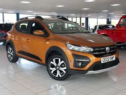 Desert orange Used 2022 Dacia Sandero Prestige Hatchback | £13,689 (Fair price)