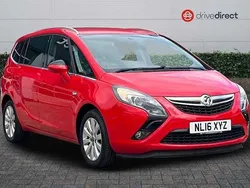 Red Used 2016 Vauxhall Zafira Tourer MPV | £7,750 (Fair price)
