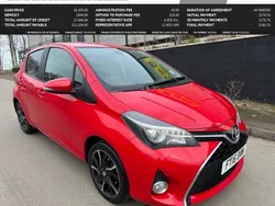 Red Used 2016 Toyota Yaris Multidrive S Hatchback | £8,395 (Fair price)