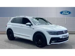 White Used 2018 VW Tiguan R-line SUV | £17,000 (Good price)