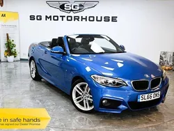 Blue Used 2016 BMW 220 M Sport Cabriolet | £12,295 (Fair price)