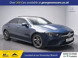 Blue Used 2022 Mercedes CLA180 AMG line Sedan | £25,500 (Fair price)