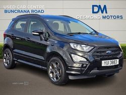 Black Used 2022 Ford Ecosport ST-Line SUV | £11,939 (Fair price)