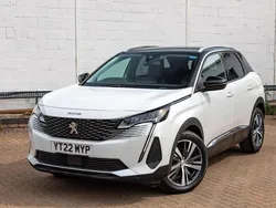 White Used 2022 Peugeot 3008 Allure Premium SUV | £17,650 (Fair price)