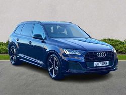 Blue Used 2021 Audi Q7 Black Edition SUV | £42,842 (Fair price)