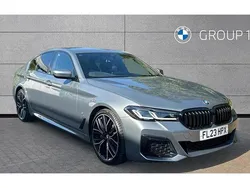 Skyscraper grey metallic Used 2023 BMW 520 M Sport Sedan | £32,750 (Fair price)