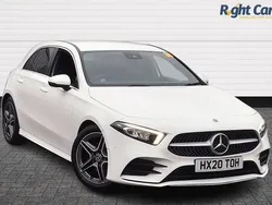 White Used 2020 Mercedes A180 Executive Hatchback | £16,999 (Fair price)