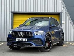 Blue Used 2021 Mercedes GLE300 AMG Line Premium Plus SUV | £46,495 (A bit pricey)