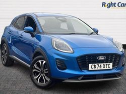 Desert island blue Used 2024 Ford Puma Titanium SUV | £19,499 (Fair price)