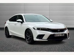 Platinum white Used 2023 Honda Civic Advance Hatchback | £28,495 (Fair price)