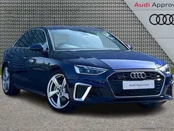 Blue Used 2024 Audi A4 S-Line Sedan | £35,490 (Expensive)