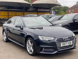 Blue Used 2017 Audi A4 S-Line Sedan | £13,949 (Fair price)