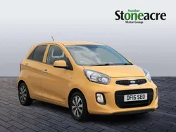 Yellow Used 2015 Kia Picanto 2 Hatchback | £5,695 (Fair price)