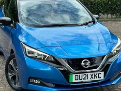 Blue Used 2021 Nissan Leaf Tekna Hatchback | £9,995 (Fair price)