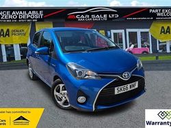 Blue Used 2016 Toyota Yaris Hatchback | £9,588