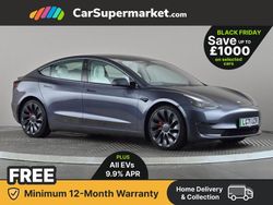 Grey Used 2021 Tesla Model 3 Performance Sedan | £24,197 (A bit pricey)