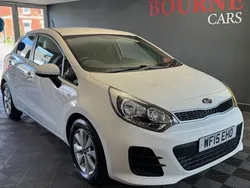 White Used 2015 Kia Rio Hatchback | £5,819 (A bit pricey)