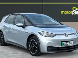 Silver Used 2022 VW ID.3 Pure Hatchback | £14,500 (Good price)