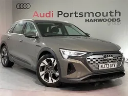 Grey Used 2023 Audi Q8 e-tron Sport SUV | £34,590