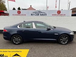 Blue Used 2013 Jaguar XF Luxury Sedan | £5,995 (Fair price)