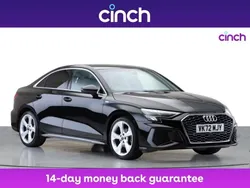 Black Used 2023 Audi A3 S-Line Sedan | £22,399 (Fair price)