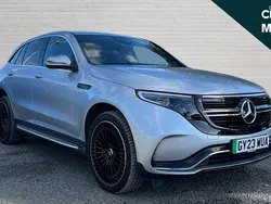 Silver Used 2023 Mercedes EQC400 AMG line SUV | £36,980 (Expensive)