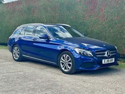 Blue Used 2018 Mercedes C220 Estate | £12,695 (Good price)