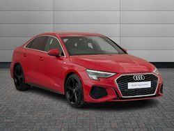 Tango red metallic Used 2020 Audi A3 S-Line Sedan | £19,991 (Fair price)